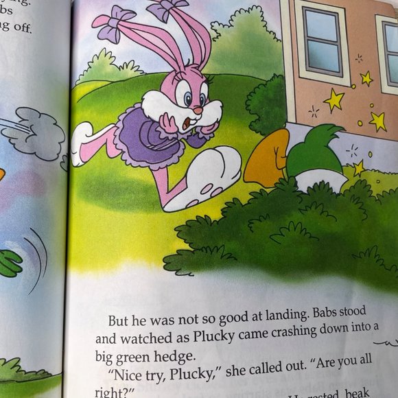 Tiny Toon Adventures Happy Birthday Babs Little Golden Book 1990 u Childrens Boo - Picture 5 of 7